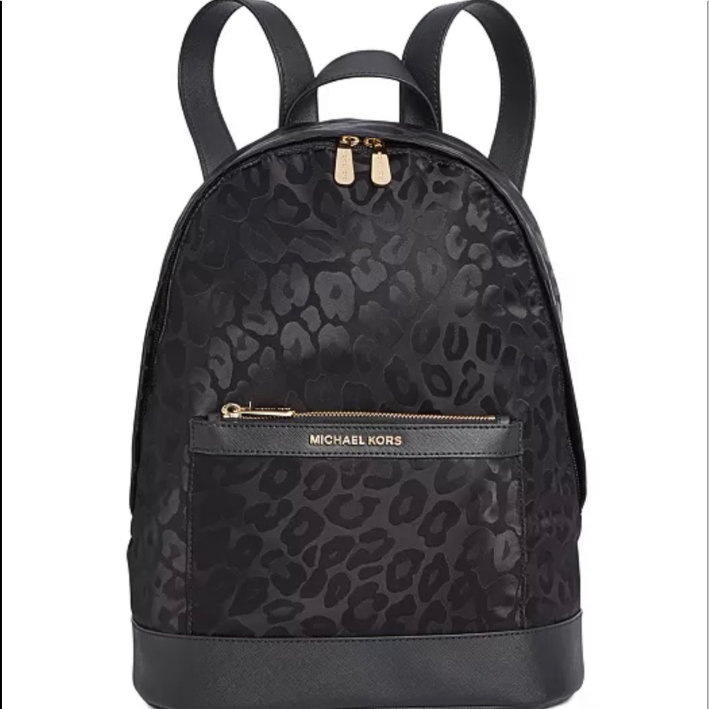 Michael Kors Leopard backpack